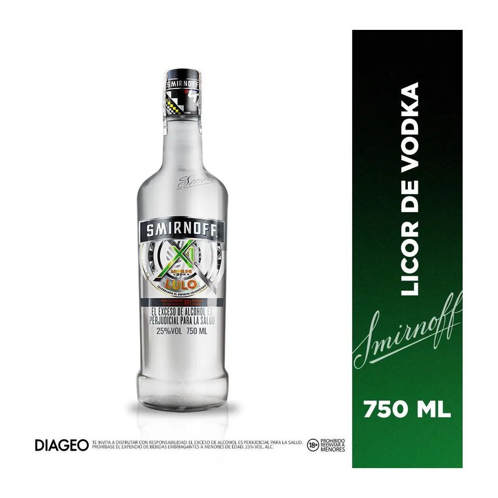 VODKA LULO 750 ML SMIRNOFF