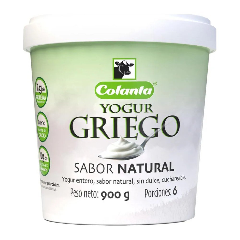 YOGUR GRIEGO NATURAL 900 GR COLANTA